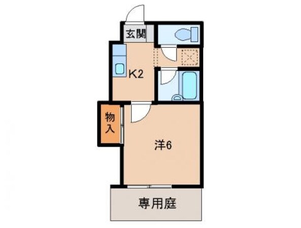 フラット貴志Ⅱの物件間取画像